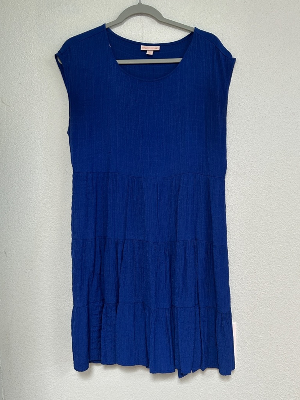 Knox Rose Royal Blue Scoop Neck Dress